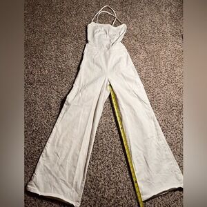 Good American Elegant White Overalls